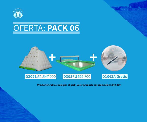 Pack Oferta 06 Deportivos acuáticos Zorb Ball